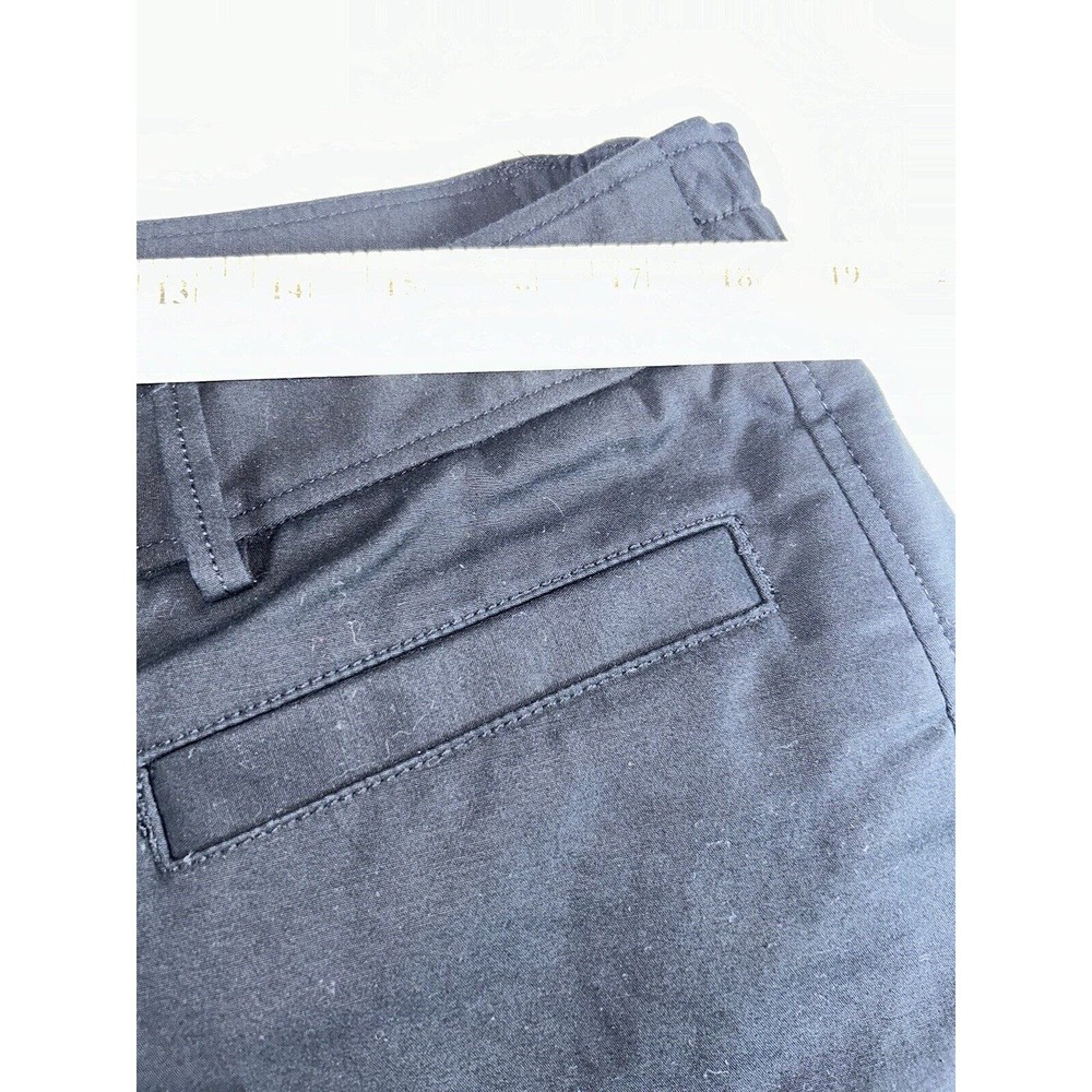 Eddie Bauer Pants Black Womens Blakely Fit Flat Front Stretch size 16Plus - Picture 2 of 6